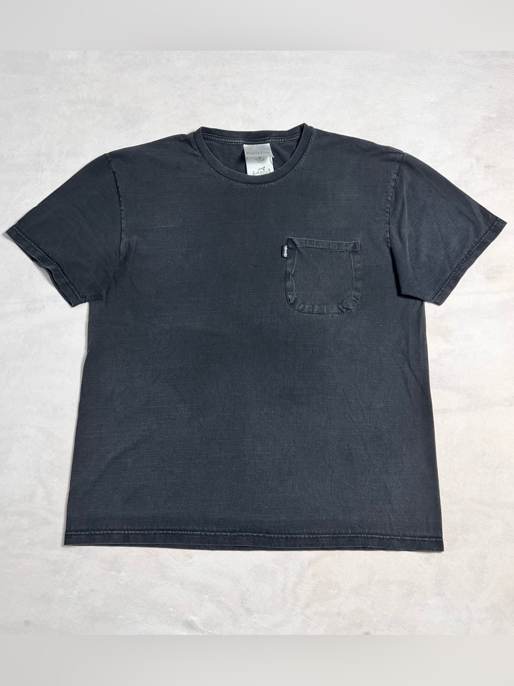 RIPNDIP Mona Lisa Lord Nermal Pocket T-Shirt Mens Large Black Graphic Tee